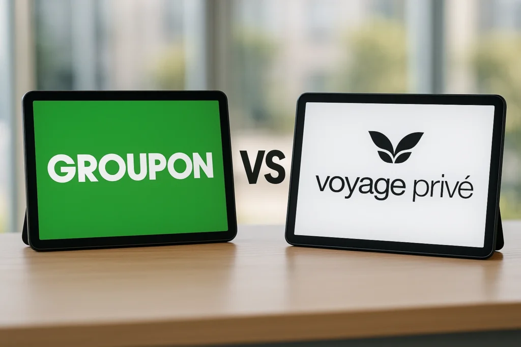 groupon voyage privé comparatif